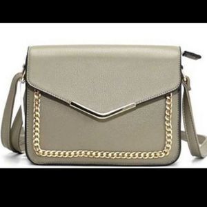 LA Terre Sage Envelope Vegan Crossbody Bag NWT